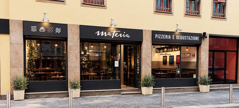 Materia Pizzeria, Milano — fronte su Via del Torchio